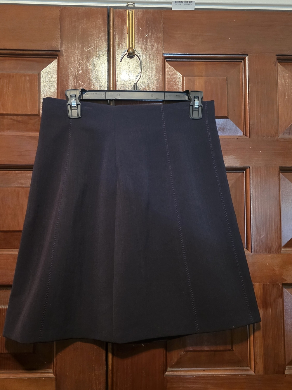 Vintage Toi du monde Paris Classic A-Line Blue Skirt Size Taille 40 / Size 8